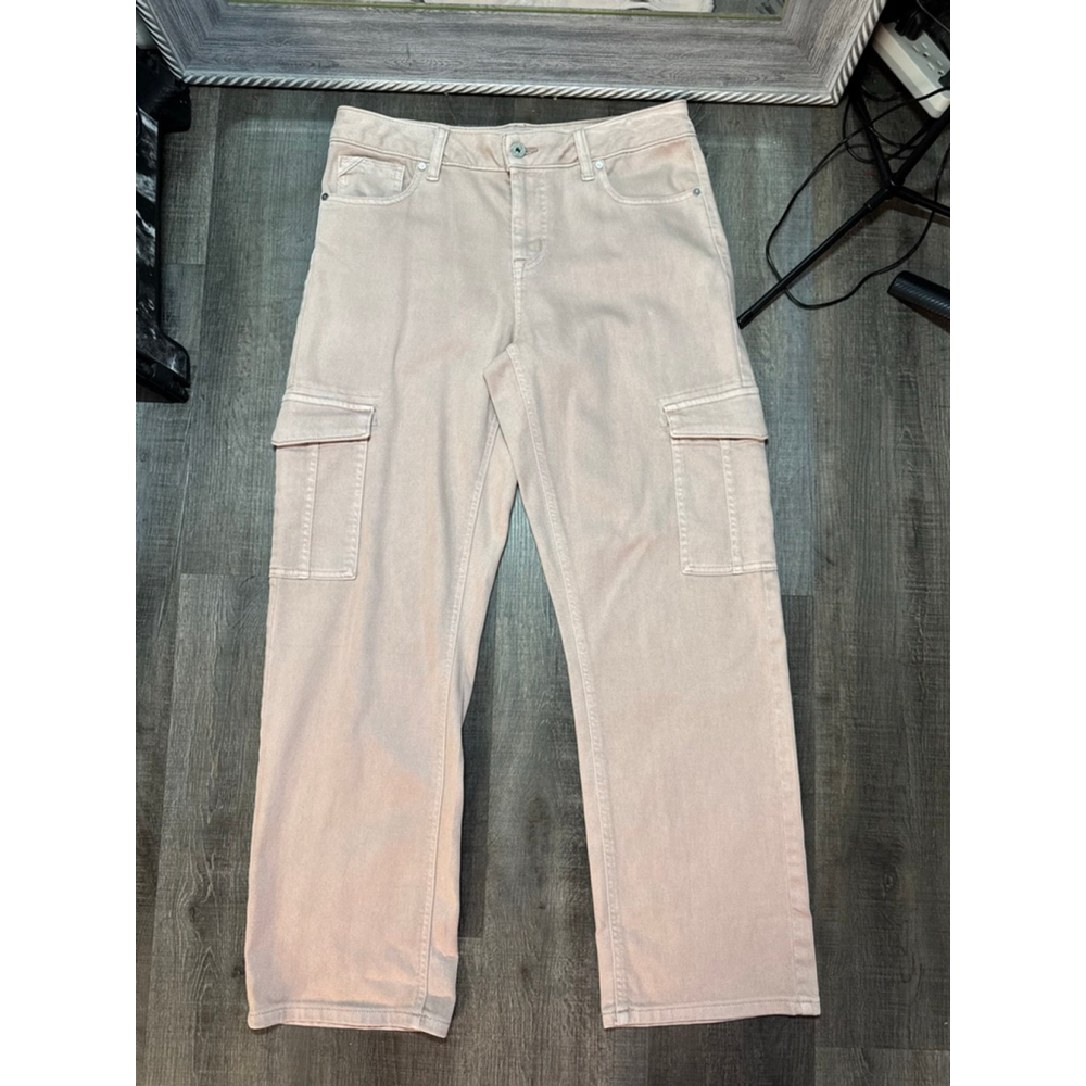 Women's Edgely Pink Straight‎ Leg Cargo Pants Size 10
